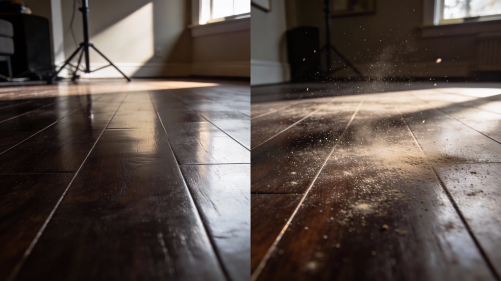 dark floors require maintenance