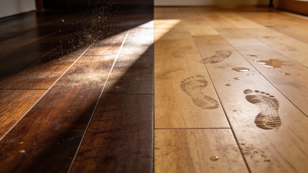 light floors require more maintenance