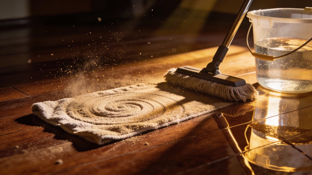 maintain dark floors easily